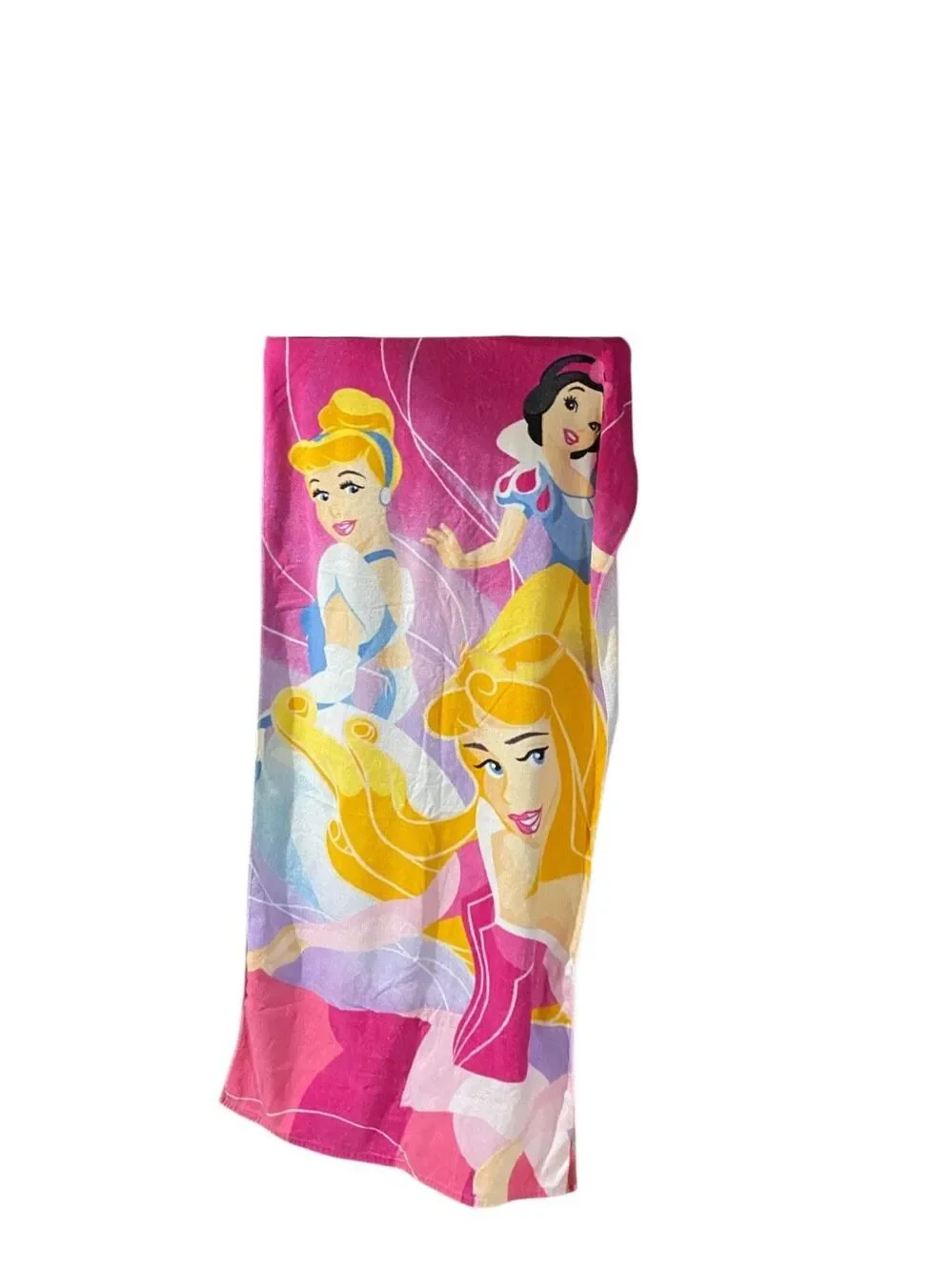 VTG Disney store, Aurora, Cinderella snow white princess 100% cotton beach towel